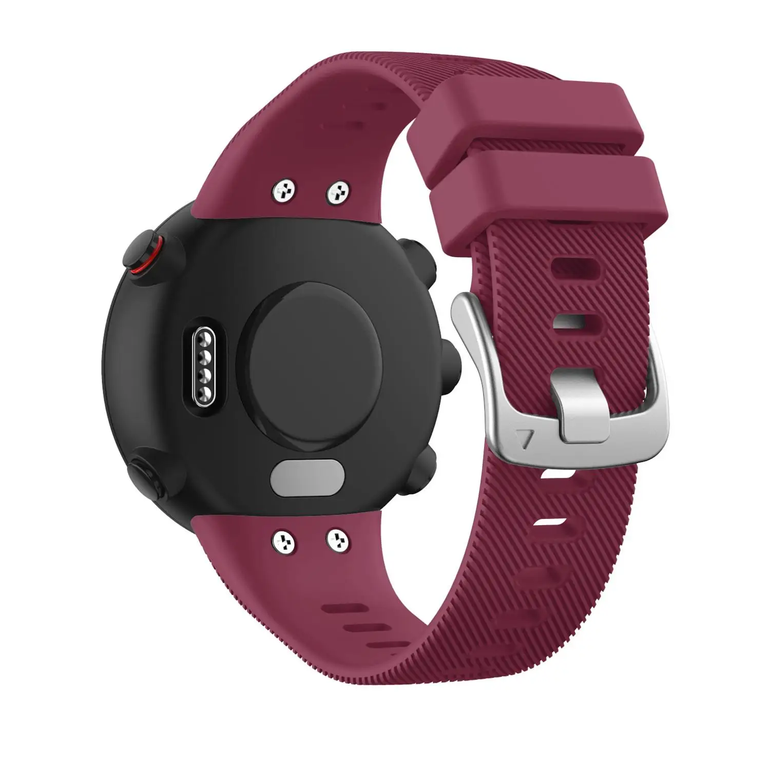 Red wine Силиконовый ремешок для Garmin Forerunner 45 45 s, умный ремешок для часов, спортивный сменный Браслет, цветной браслет Correa с инструментом - Цвет: Red wine