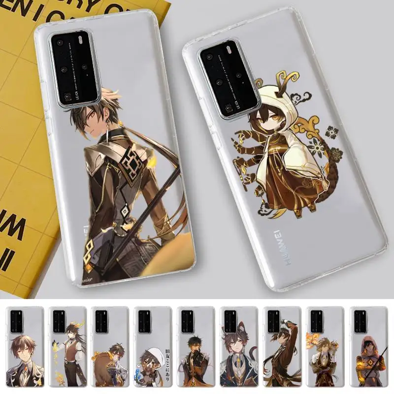 

Yinuoda Genshin impact zhongli Phone Case For Huawei P 20 30 40 pro lite Psmart2019 Honor 8 10 20 Y5 6 2019 Nova3E