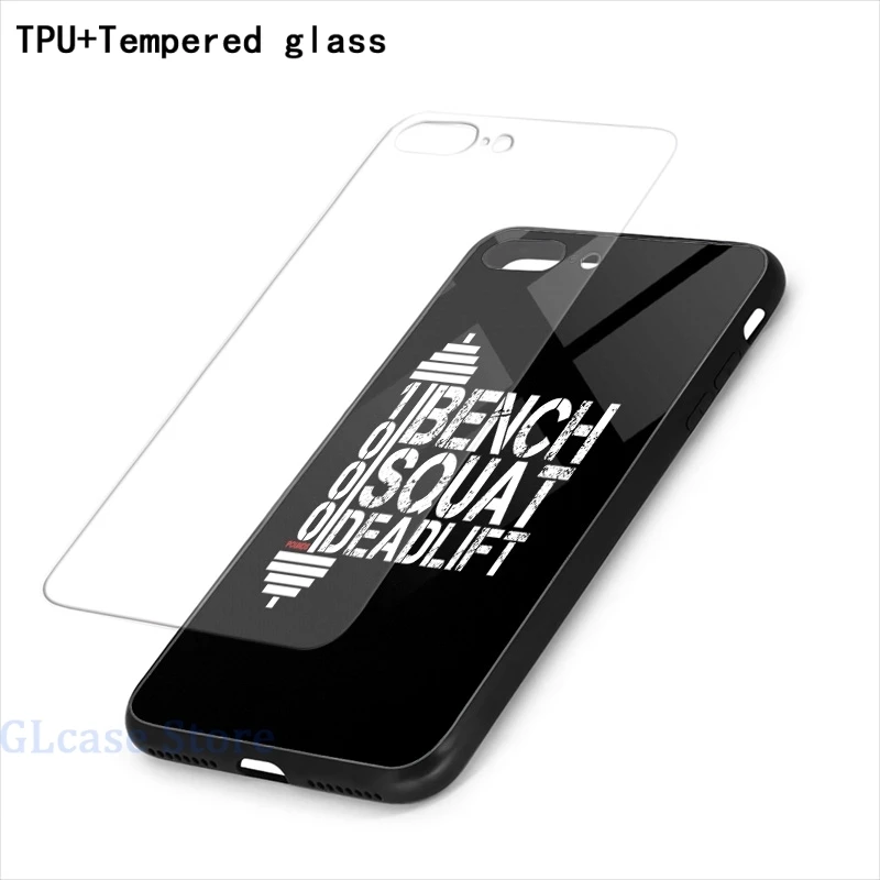 1000 фунтов скамья для приседания тяге Чехол мобильного телефона iPhone 12 Pro 11 X XR XS Max 8 7