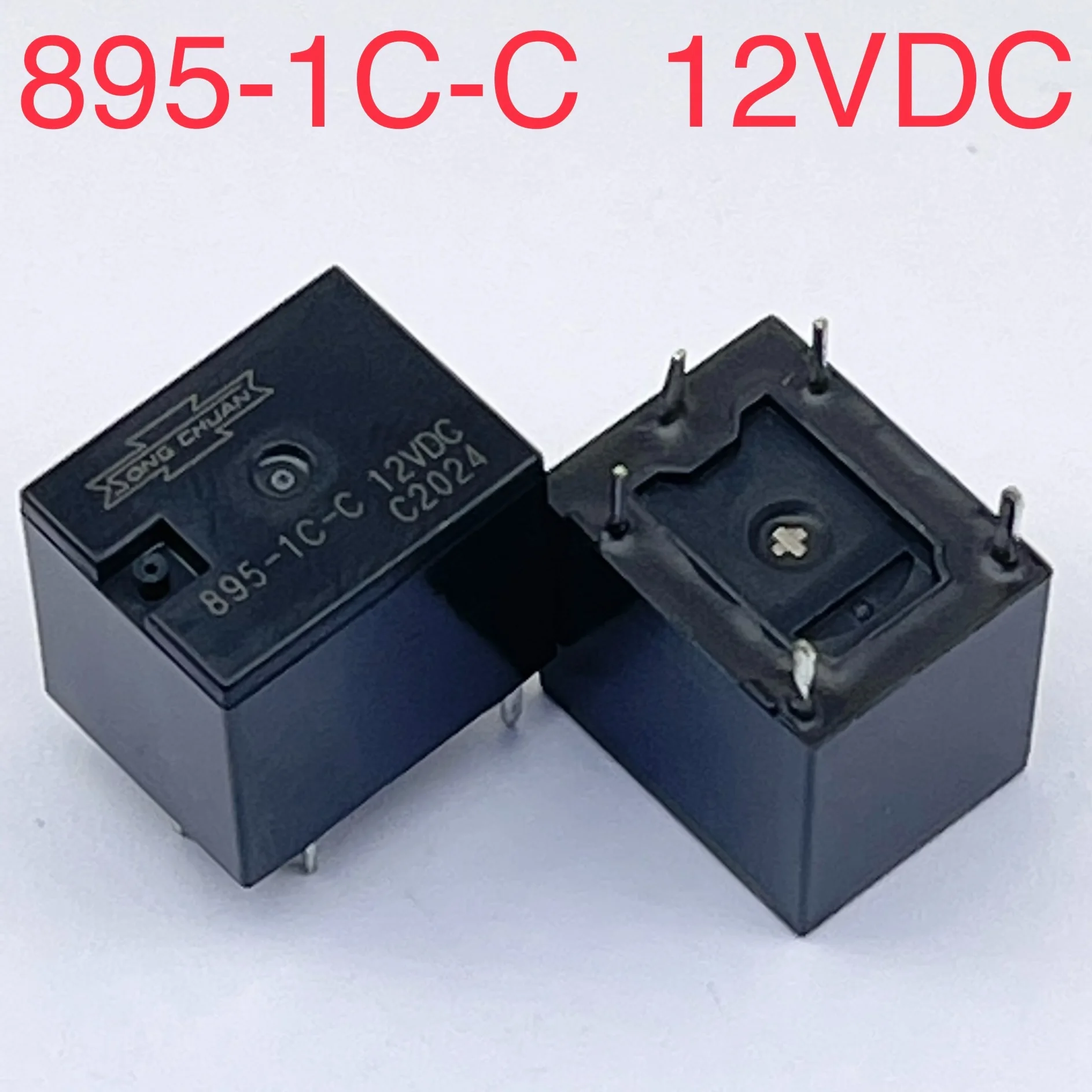2PCS/lot 100%New Relay 895-1C-C 12VDC 24VDC 895 1C C 20A 5PIN 12V 24V An open conversion |