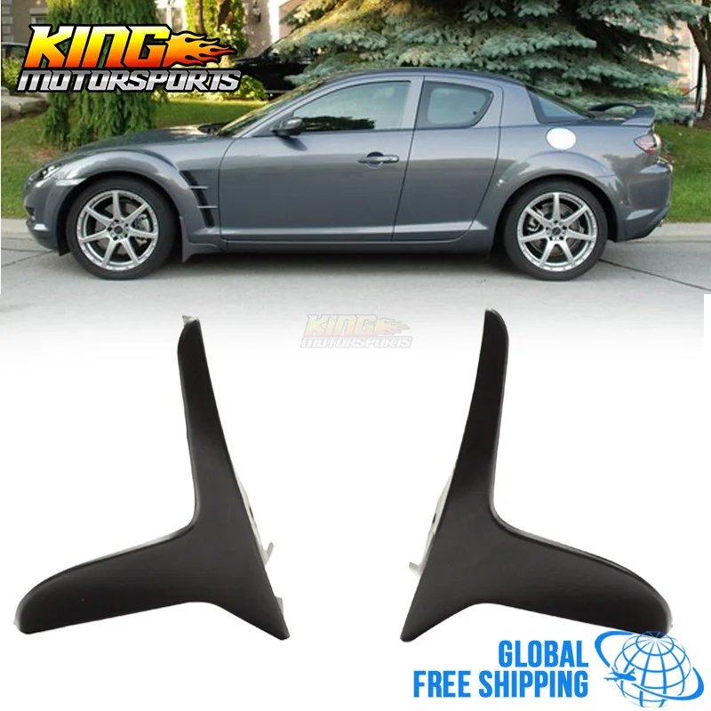 Подходят для Mazda RX8 2004 2010 передние Брызговики в стиле OE JDM пара брызговиков