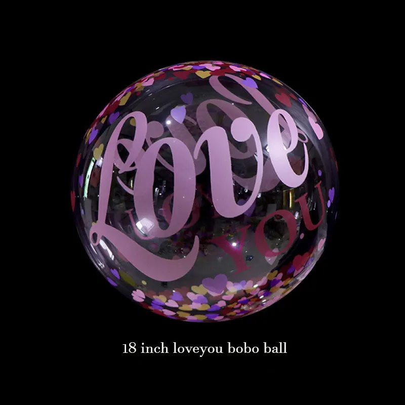 

20 Inch Happy Birthday PVC Printed Pattern Transparent Balloon Decoration for DIY Baby Shower Birthday Party Wedding Decoration