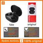 Оригинальные наушники Xiaomi AirDots 2 TWS, гарнитура Redmi Airdots 2, беспроводные Bluetooth наушники-вкладыши, стереонаушники с басами, наушники с автоматической связью