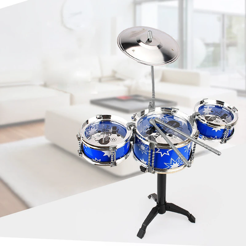 Идея подарка для детей игрушки барабан комплект мальчиков и девочек одежды: