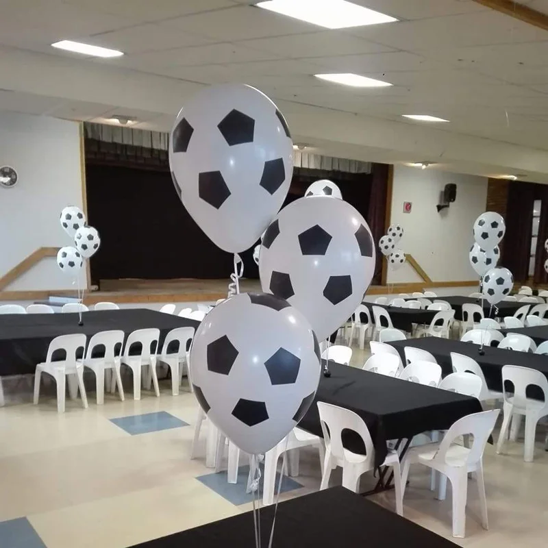 

100Pcs Football Balloons Soccer Theme Super Birthday Party World Cup Bal