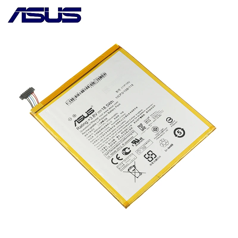 Оригинальный аккумулятор для ASUS ZenPad 10 Z300C Z300CL Z300CG C11P1502 4890 мАч полная емкость |