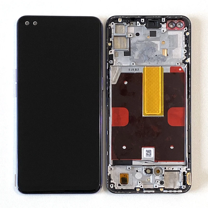 6,4 дюйма, оригинальный Amoled M & Sen для Oppo Reno4 5G, ЖК-дисплей CPH2091, рамка экрана + сенсорная панель, дигитайзер для Reno 4 5G PDPM00 PDPT00