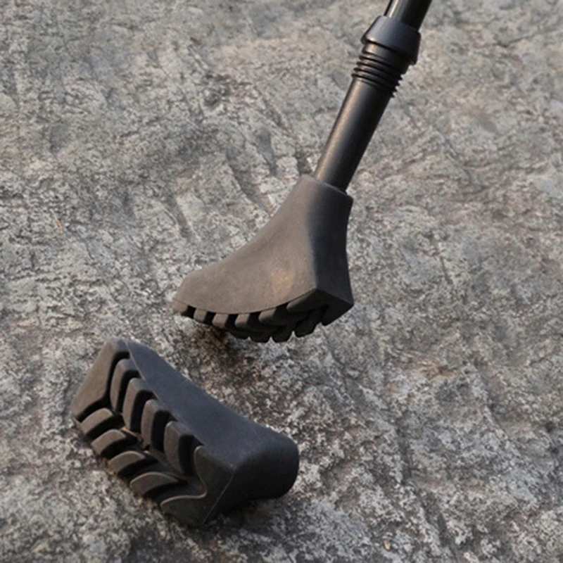 

Four Pack of Extra Durable Rubber Replacement Tips (Replacement Feet/Caps) for Trekking Poles - Fits All Standard Hiking and Nor