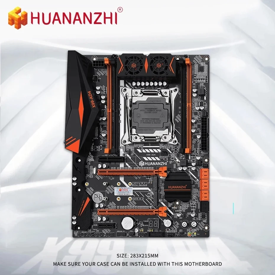 Online HUANANZHI X99 AD4 V 2,0 X99 DDR4 Motherboard Kit Set CPU Für Intel XEON E5 LGA2011-3 Alle Serie DDR4 RECC Nicht-ECC Speicher M.2 NVM