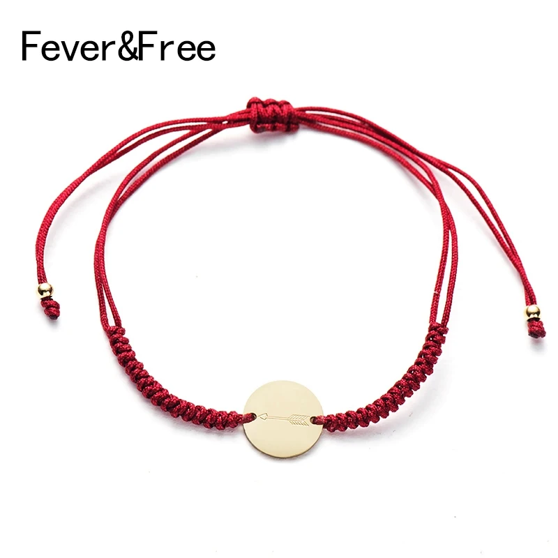 Fever & Free Lucky Red Летний Пляжный браслет для женщин браслеты дружбы очаровательные