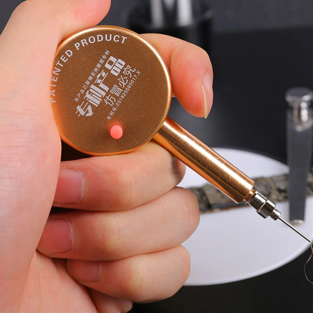 

0.01mm Motherboard Fingerprint Jump Fly Wire Box Set Flying Line Pen Spot Welding Fly Wire Repair Tools for iPhone Samsung etc