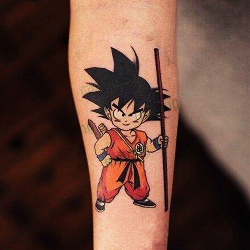 Классический Dragon Ball Master The Monkey King Tatuajes ручная Татуировка водостойкая Временная вспышка fakeTattoo стикер Taty