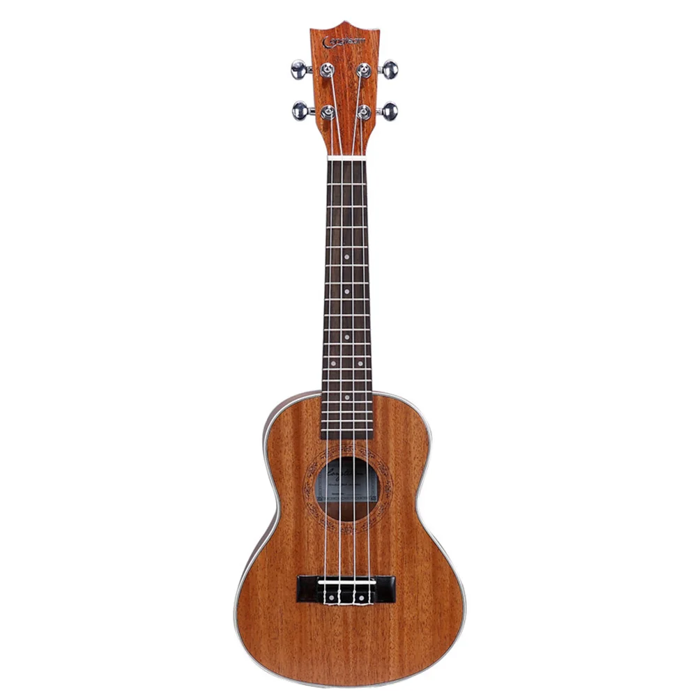 23/26 Inch Ukulele Mahogany 4-String Guitar Concert Ukulele Rosewood Fretboard Nylon Strings for Beginners Children