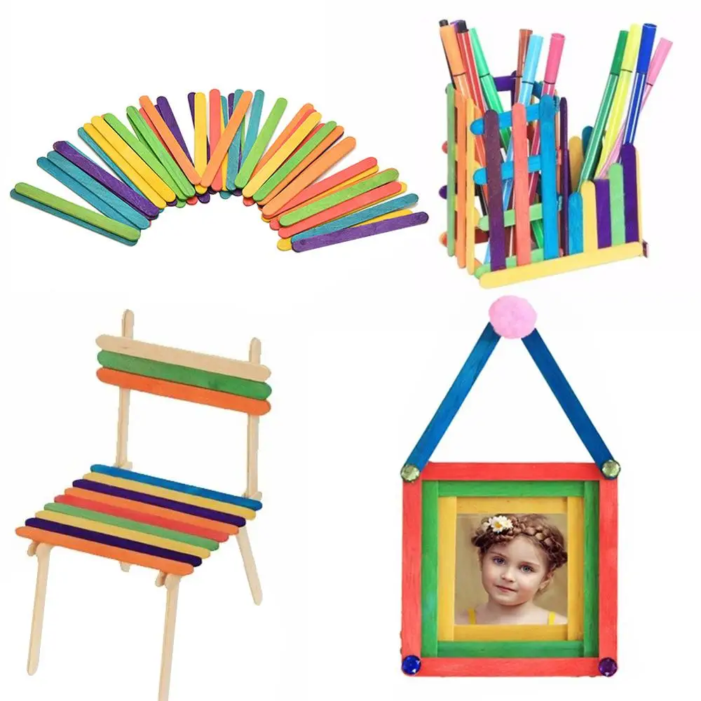 50 шт./партия деревянные палочки для мороженого|Палочки мороженого| |