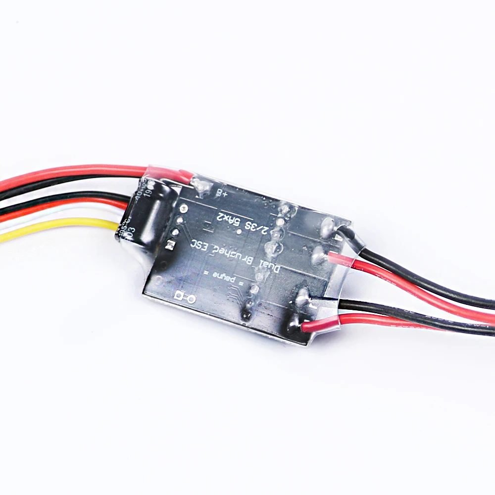 1 шт. 130 180 мотор двойной способ 2ch матовый ESC 2s 3s Lipo регулятор скорости 5А части для