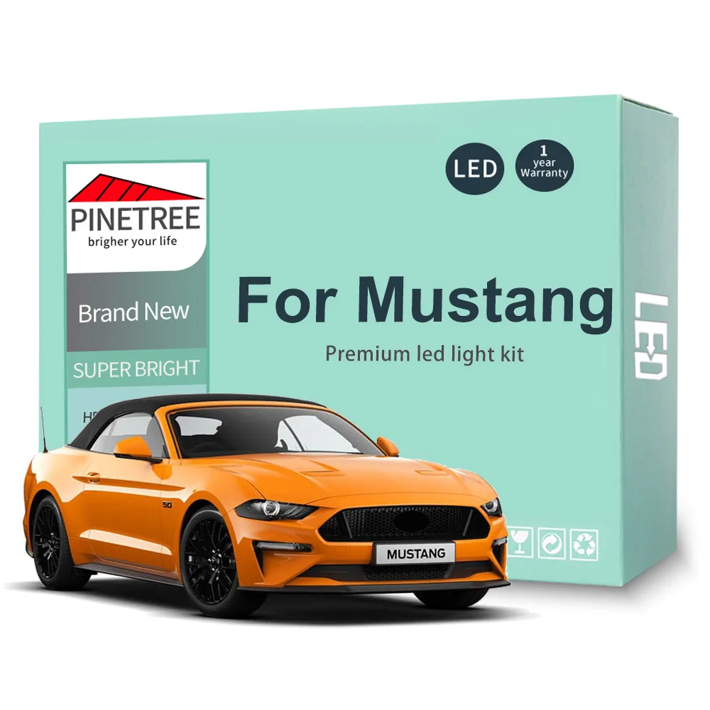 Комплект светодиодного освещения для салона Ford Mustang 1994-2015 2016 2017 2018 2019 2020
