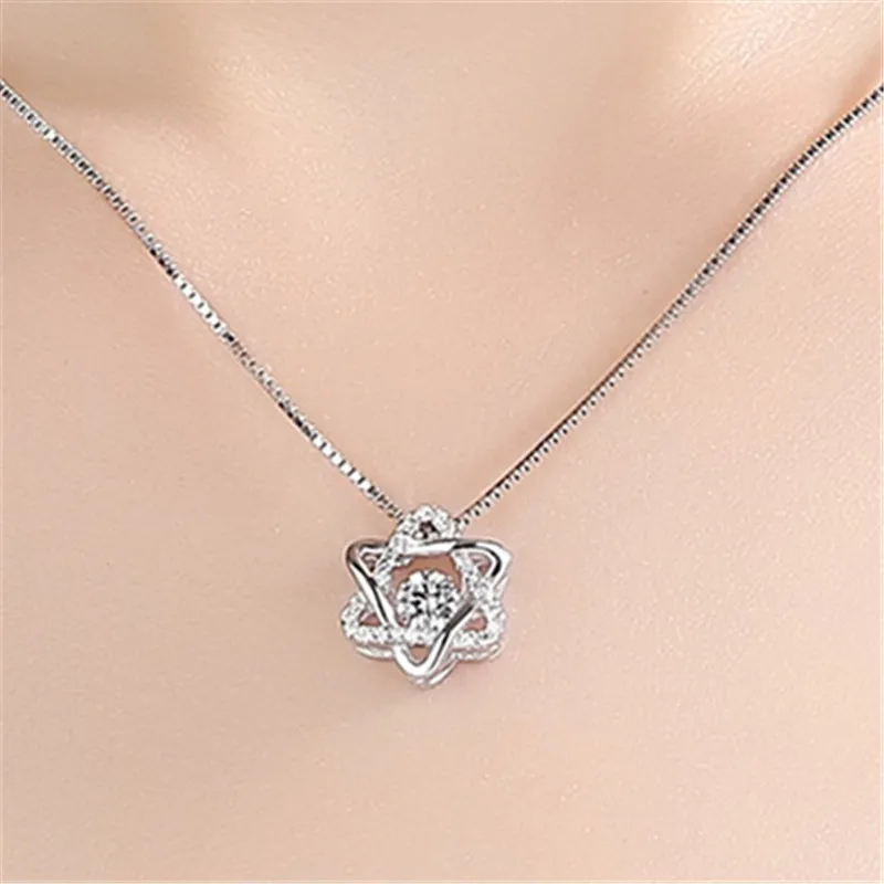 Kindey 2020 богемное винтажное серебряное ожерелье Давида звезда для женщин длинные