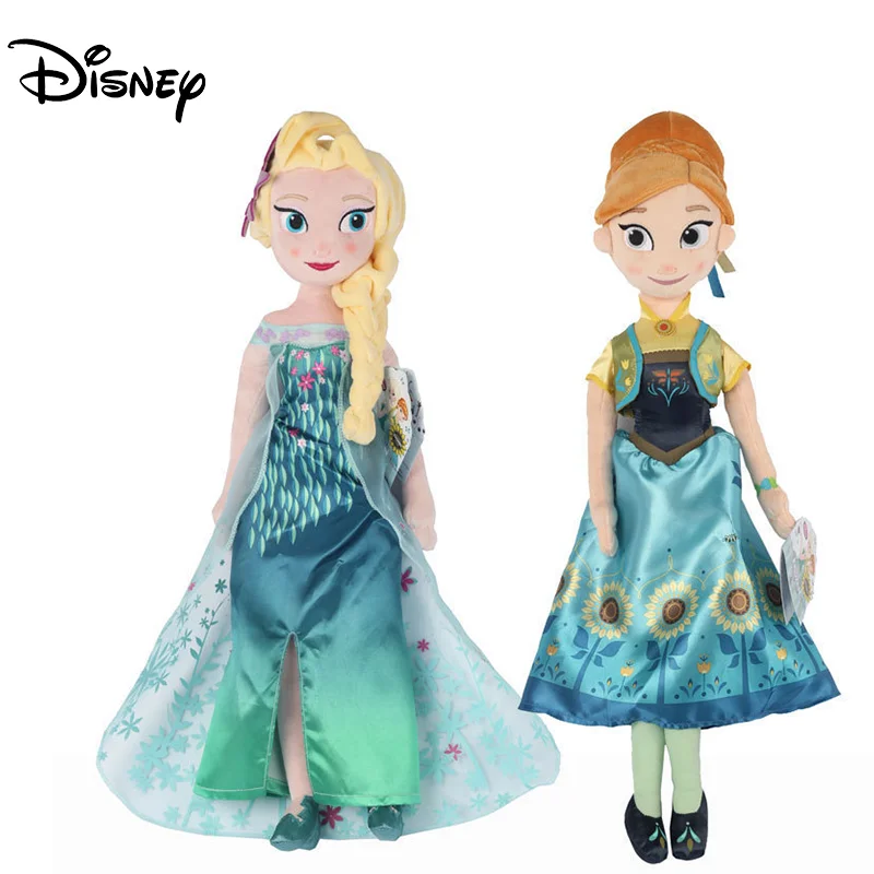 Плюшевые игрушки Холодное сердце Disney принцесса Эльза и Анна кукла-Зверюшка из