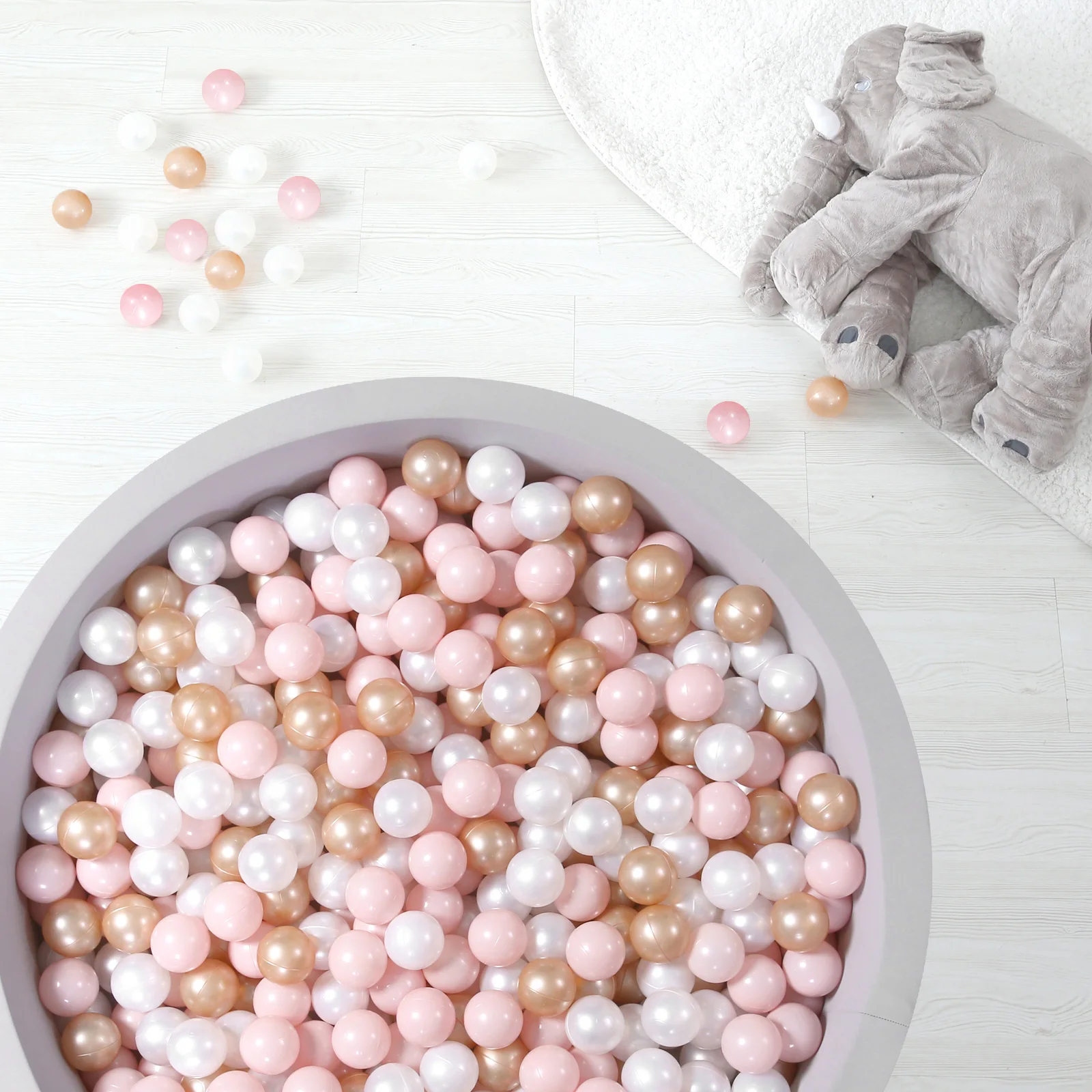 100 упаковок шаров для палатки без БФА разноцветные пластиковые шарики детские