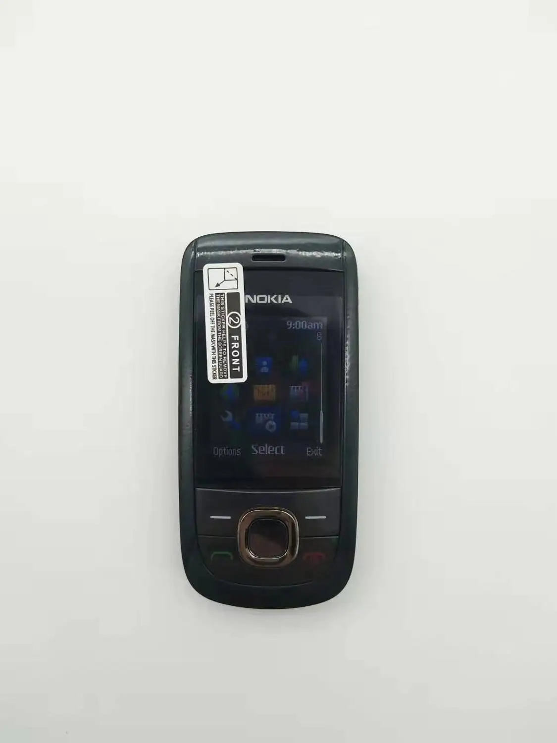 Оригинальные мобильные телефоны nokia 2220, разблокированные мобильные телефоны nokia 2220 s, mp3-плеер, отремонтированный - Цвет: Черный