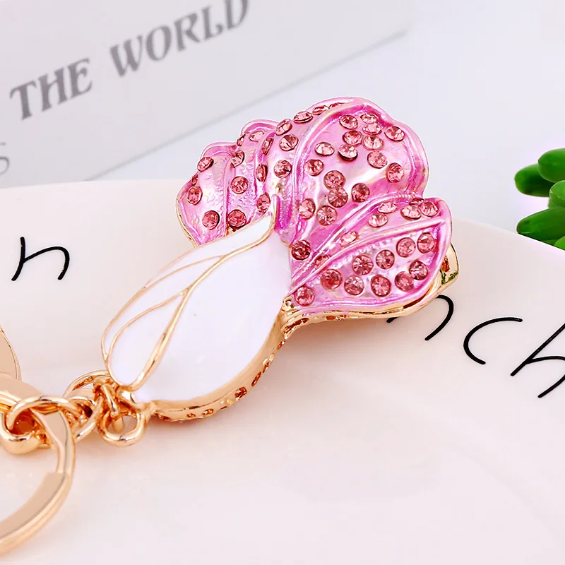 

Factory main product cabbage shape simple design keychain vegetable zinc alloy keychain