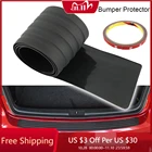 Универсальная защитная лента для багажника автомобиля, резиновая накладка, автомобильный комплект, Накладка на порог, молдинговая наклейка, накладки на пороги