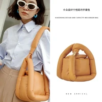 bakery mini soft crossbody bags for women soft sponge messenger bag female niche design square wallet bags 2021 women brand
