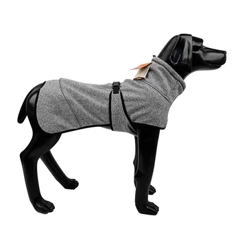 Water Repellent Softshell Dog Jacket Pet Clothes for Spring Autumn，Outdoor Sport Dog Jacket with High Neckline Collar Cold Weath 2