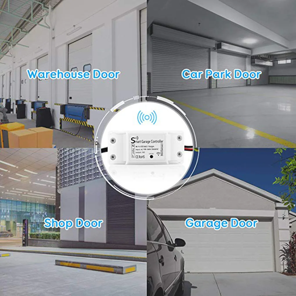

Смарт-переключатель для гаражных дверей с поддержкой Wi-Fi