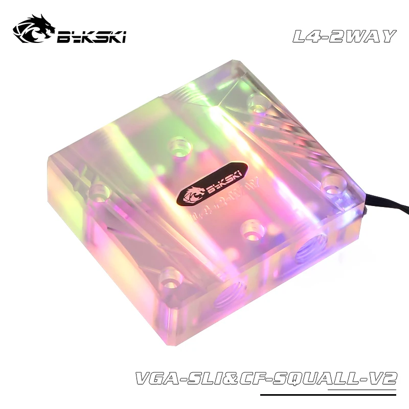 Bykski SLI/CF мультикарта SLI мостовой модуль акриловая коробка для графической карты