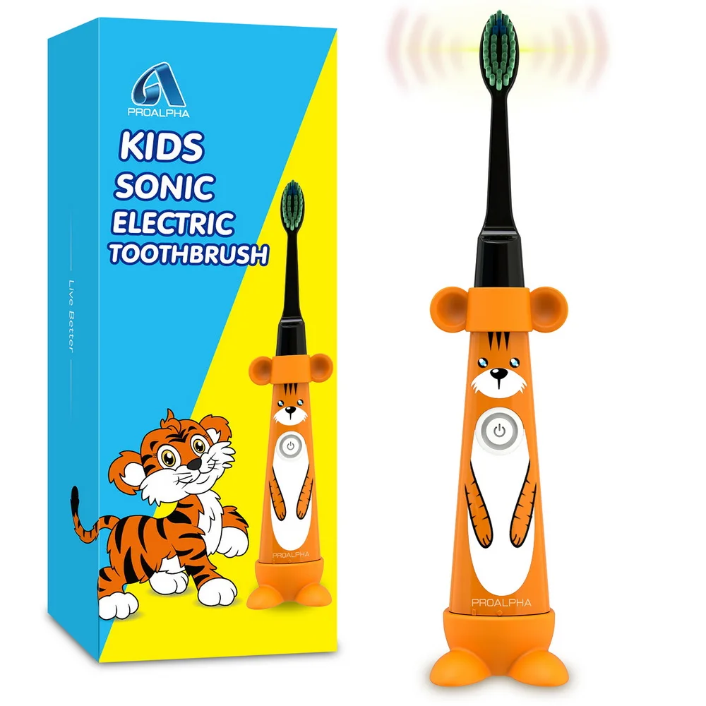 Детские электрические зубные щетки Oral Sonic stand для детей Proalpha S320 электронная щетка Дети этапы батареи для зубной щетки