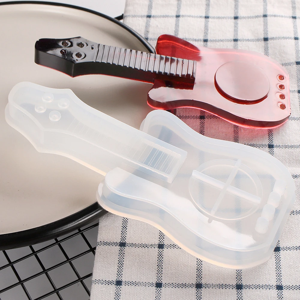 1 шт. силиконовая форма для торта в форме гитары помадки Желейная конфет