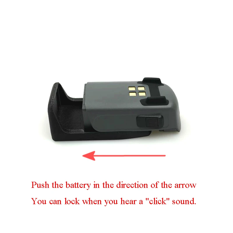 

1PCS Plastic Self-locking Battery Charging Port Protection Dust Cover 5D Imitation Carbon Fiber Sticker for DJI SPARK Battery