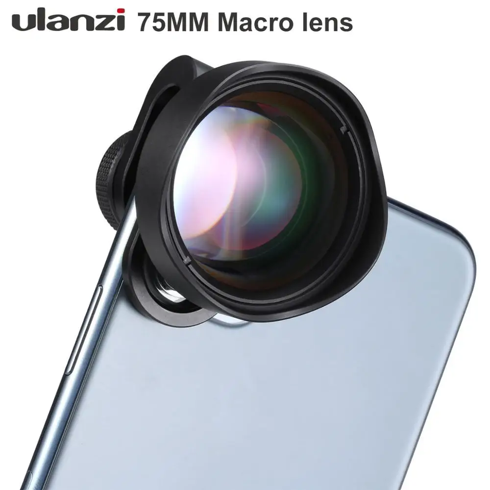 Макрообъектив Ulanzi 10X для камеры смартфона универсальный в комплекте с 2