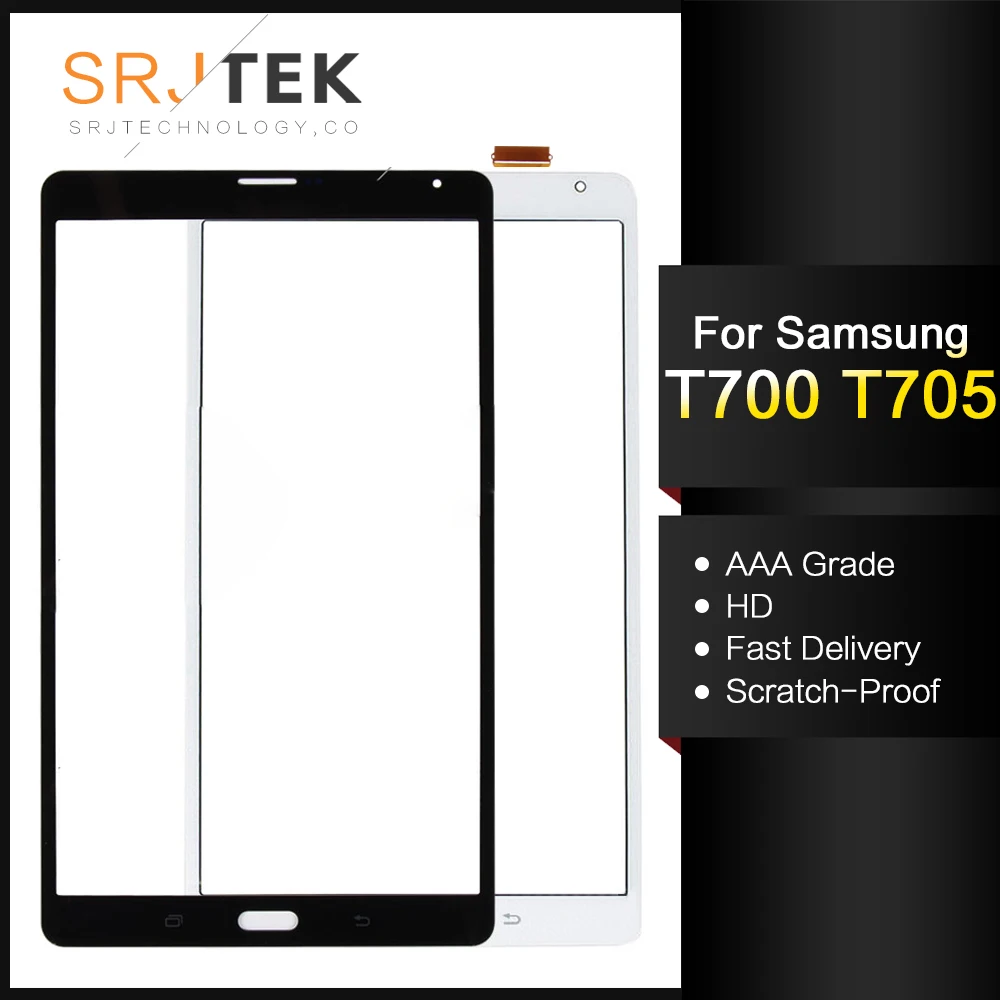SRJTEK для Samsung Galaxy Tab S 8 4 T705 T700 внешняя стеклянная панель объектива части таблетка