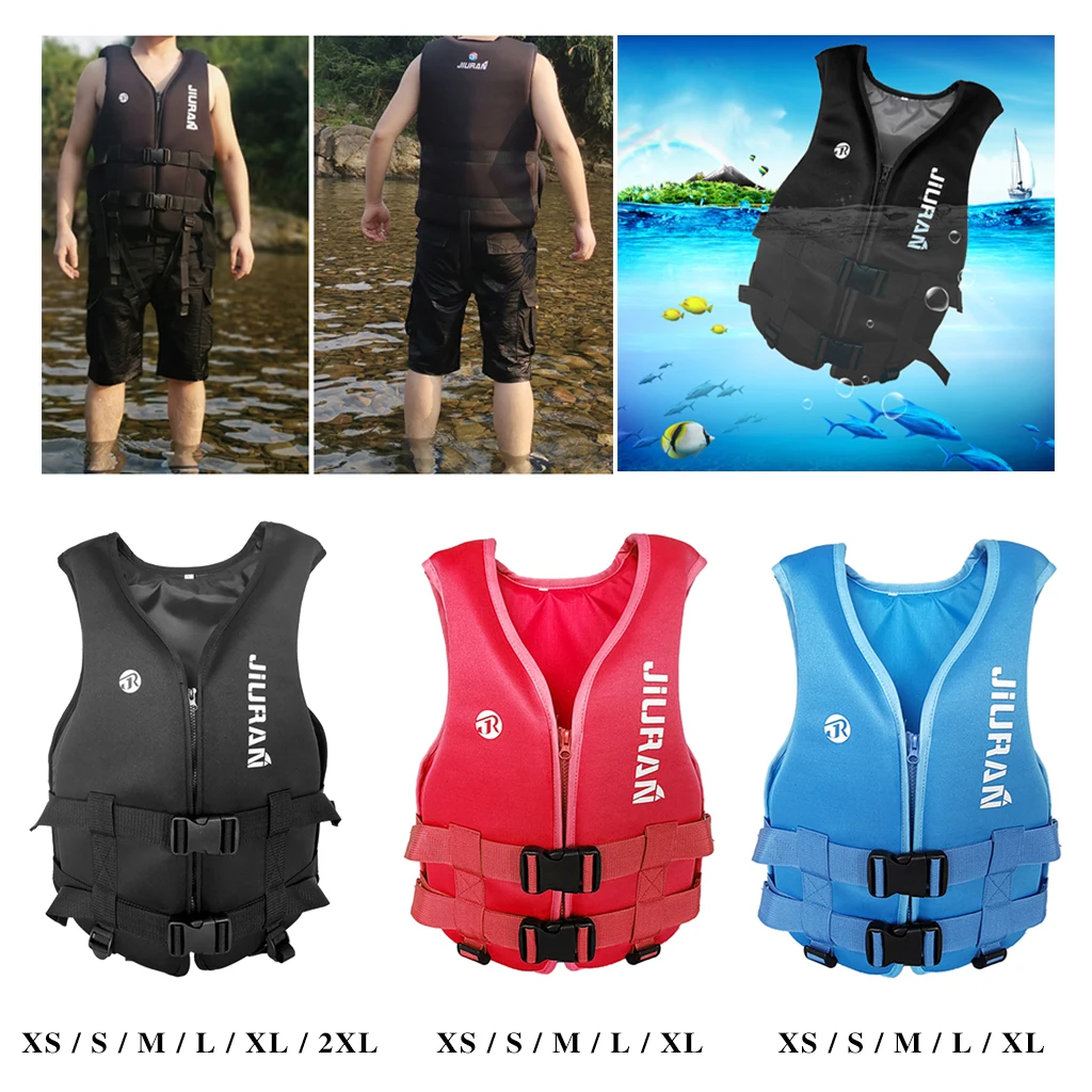 

Outdoor Rafting Neoprene Life Vest For Children And Adult Swimming Snorkeling Wear Fishing Kayaking Boatin Suit