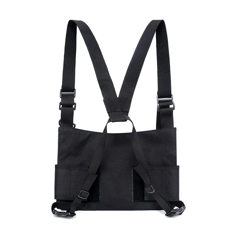 New Multifunctional Tool Combination Vest Bag Vest reflective Strip Backpack Security Walkie Talkie Vest Chest Bag