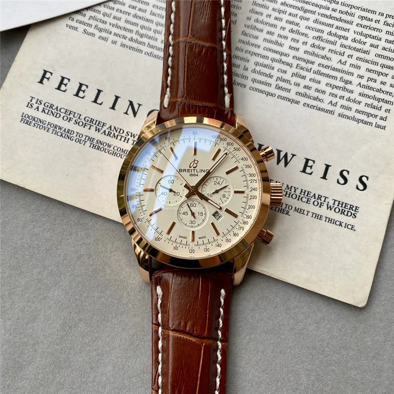 

2020 Breitling- Luxury Brand Mechanical Wristwatch Mens Watches Quartz Watch with Stainless Steel Strap relojes hombre automatic