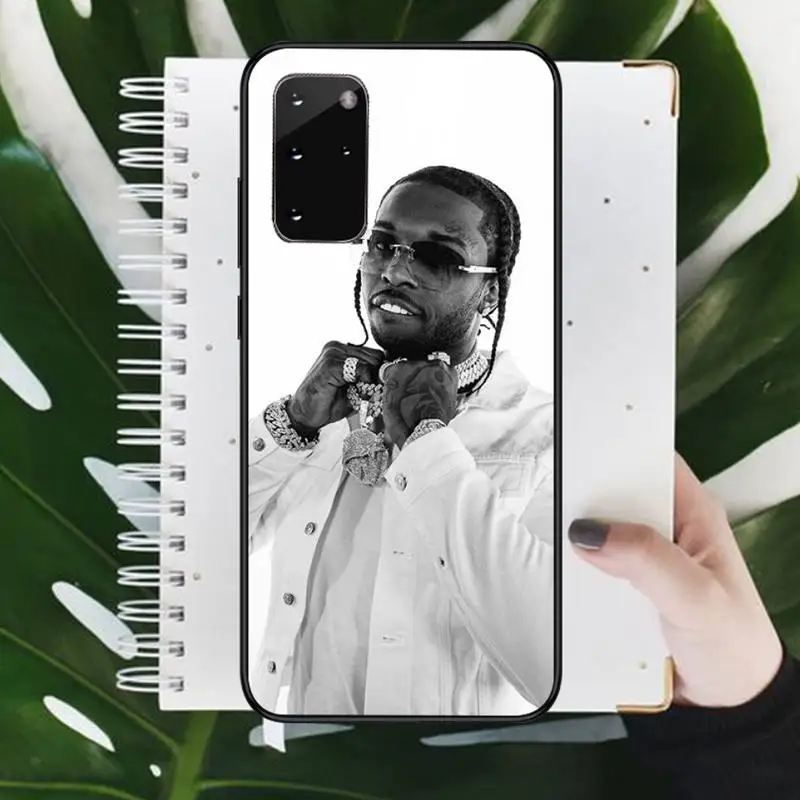 

Rapper Pop Smoke singer Phone Case For Samsung galaxy S 9 10 20 A 10 21 30 31 40 50 51 71 s note 20 j 4 2018 plus