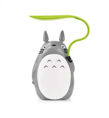 Мультфильм Тоторо ночные светильники usb зарядка креативные животные светодиодный ночник прикроватная настольная лампа для детей подарок декор комнаты - Цвет корпуса: White belly