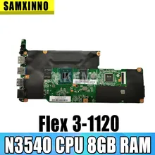 For lenovo Flex 3-1120 Yoga 300-11IBY laptop motherboard 80LX 80M0 BM5455-Ver 1.3  Mainboard CPU N3540  RAM:8GB