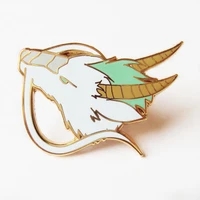 kohaku enamel pin spirited aways white dragon brooch anime fan collectible medal cute fashion animal pins unique jewelry gift