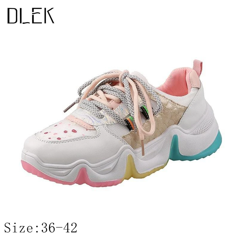 Роскошная дизайнерская обувь для женщин Кроссовки из прозрачного пластика