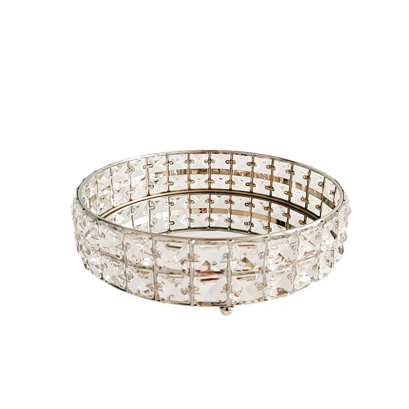 5 шт./лот золотой цвет кристалл серебро квадратное зеркало кекс дисплей подставка