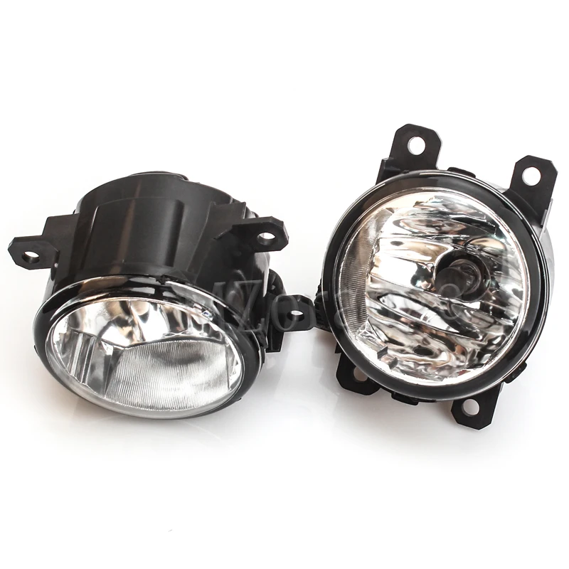2pcs fog light Автомобильный передний бампер противотуманная фара, галогенный противотуманный светильник для Jeep Compass с крышкой на светильник ABS - Цвет: 2pcs fog light