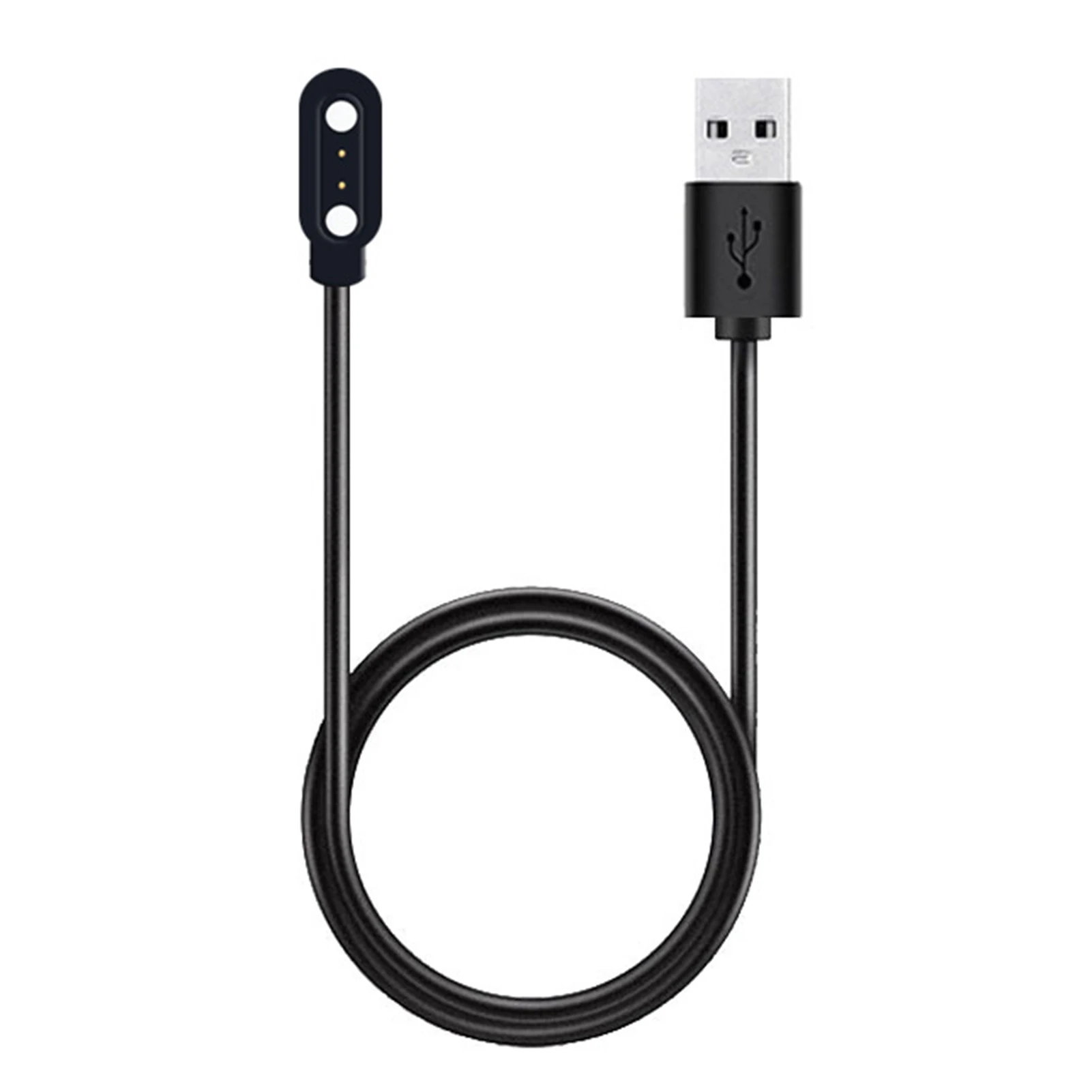 100cm portable usb charging cable for haylou smart watch 2 replacement charger adapter charging dock smartwatch accessories free global shipping