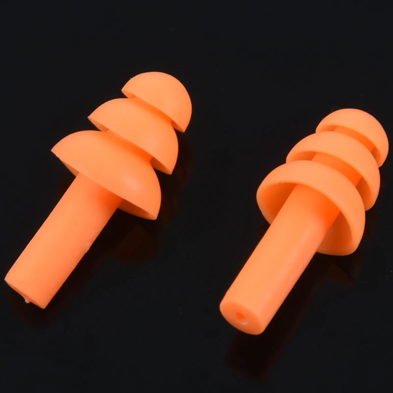 2 x защитный силиконовый чехол для плавания оранжевого цвета|Клипсы носа ушей| |