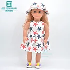 Кукольная одежда для 17 дюймов 43 см, Детские кукольные аксессуары, платье для девочек, Хлопковое платье