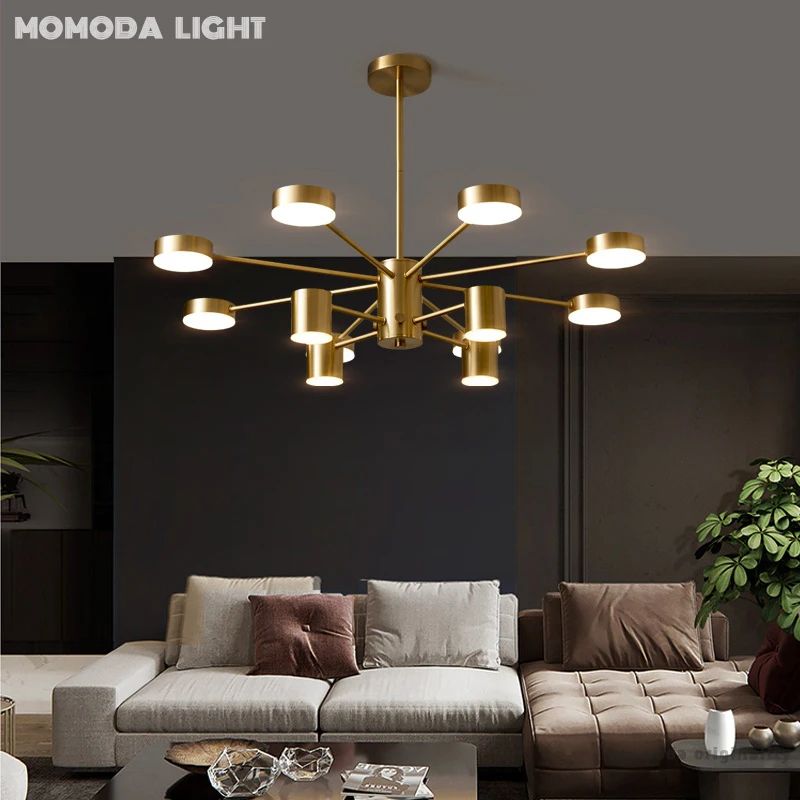 MOMODA Nordic светодиодные светильники люстры для Гостиная современный оригинальный
