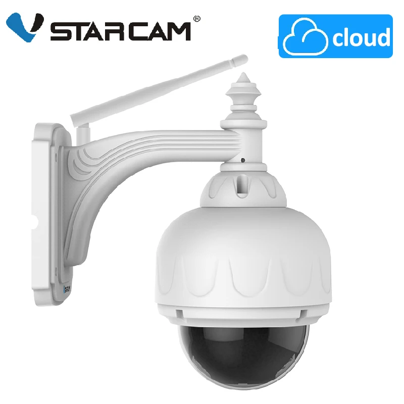 VStarcam скоростная купольная 720P уличная Водонепроницаемая ip-камера беспроводная Wifi камера безопасности PTZ Cam с автоматическим фокусом ИК ночной пульт дистанционного управления